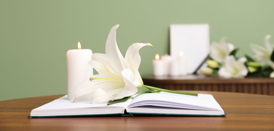 libro de condolencias