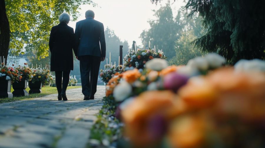 camino del cementerio